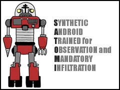 S.A.T.O.M.I.: Synthetic Android Trained for Observation and Mandatory Infiltration
