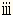 III